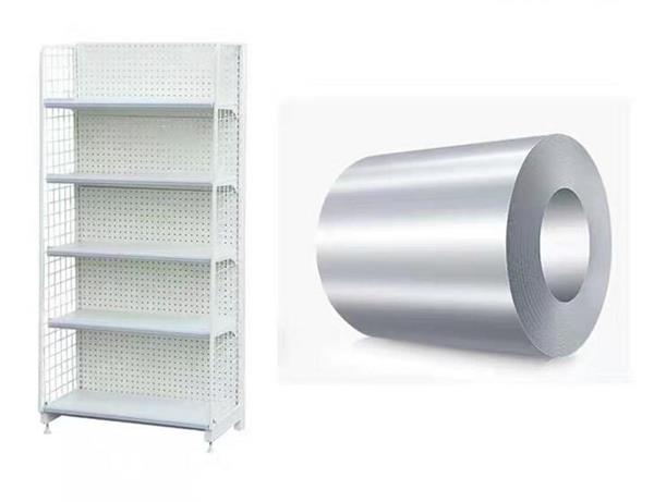 超市端頭貨架冷軋鋼制作用料厚實